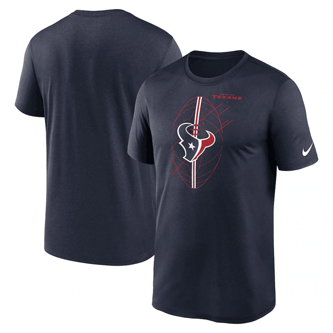 Men's Navy Houston Texans Legend Icon Performance T-Shirt